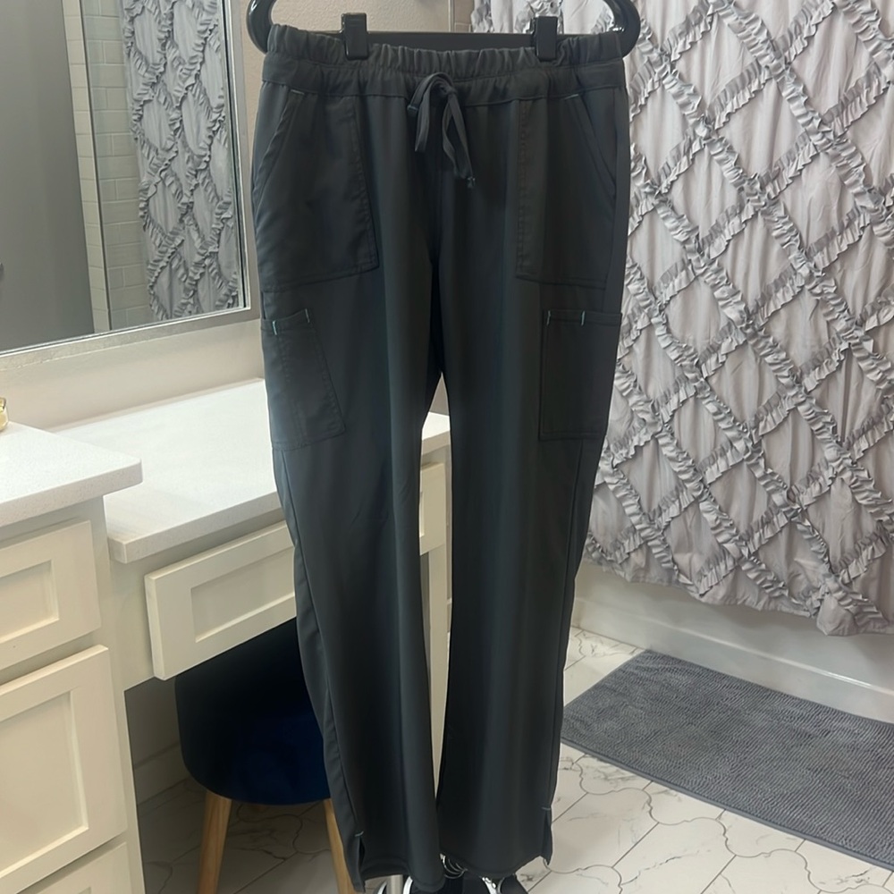 Dark grey Scrub Star bottoms